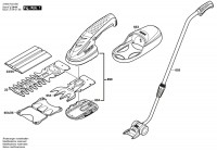 Bosch 3 600 H33 001 Isio Cordless Grass Shear 3.6 V / Eu Spare Parts